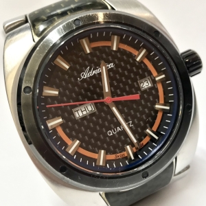 Adriatica A8206.517.2 męski zegarek carbon/stal szafir Ronda 517 5ATM Swiss