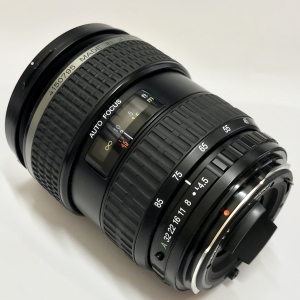 Pentax SMC FA 645 45-85 mm f/4.5 AF obiektyw zoom średni format gwint 77 mm 